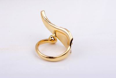 Wyme 1347 Fashion Gold Plating Crystal Wing Ring Guangzhou Jewelry Guangzhou Jewelry Factory Fashion Accessories Manufactusre