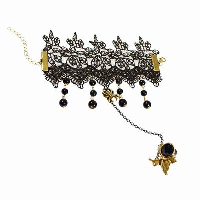 Mlbr 02282 Fashion Vintage Lace Rhinestone Bracelet For Girl Mlbr 02282 Fashion Vintage Lace Rhinestone Bracelet For Girl Guangzhou Jewelry Factory Accessories
