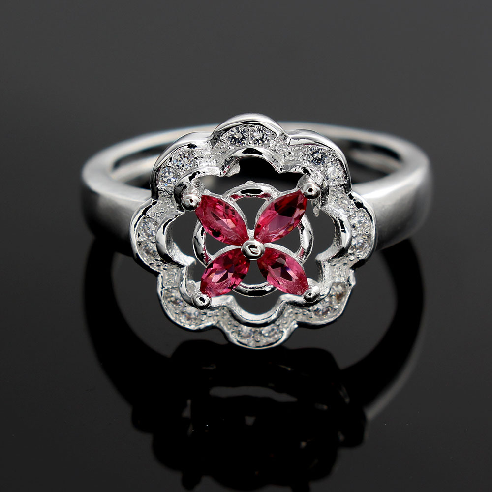 Ds 1325 Fashion Simple Crystal Ring Qingdao Jewelry Factory Ds 1322 Fashion Simple Rhinestone Alloy Ring Qingdao Jewelry Factory Accessories Manufactusre Supplier Support The Spot Whole